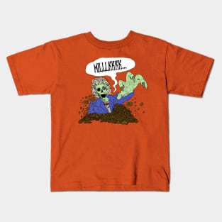 Zombie Thatcher Milk Snatcher Kids T-Shirt